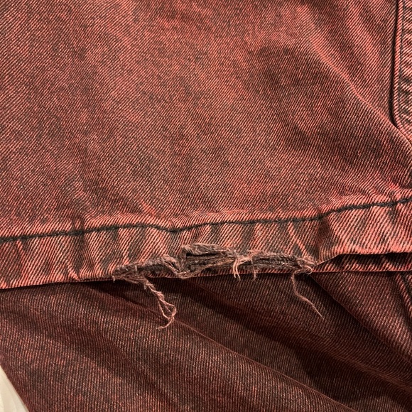 Polar Skate Co. BIG BOY PANTS - RED BLACK - Picture 6 of 7